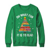 Oh What Fun It Is To Read Book Christmas Tree Librarian Shirt & Sweatshirt | teecentury