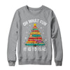 Oh What Fun It Is To Read Book Christmas Tree Librarian Shirt & Sweatshirt | teecentury