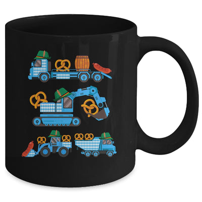 Oktoberfest Construction Vehicles German Costume Boys Kids Mug | teecentury