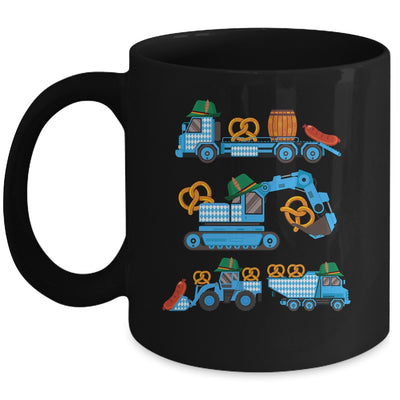 Oktoberfest Construction Vehicles German Costume Boys Kids Mug | teecentury