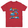 Oktoberfest Construction Vehicles German Costume Boys Kids Youth Shirt | teecentury