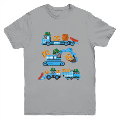 Oktoberfest Construction Vehicles German Costume Boys Kids Youth Shirt | teecentury