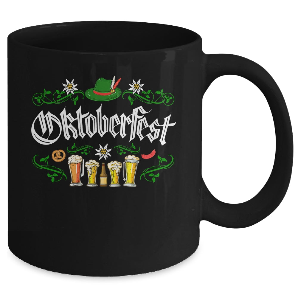 Oktoberfest Cost Funny Beer Hat Pretzel German Men Women Mug | teecentury