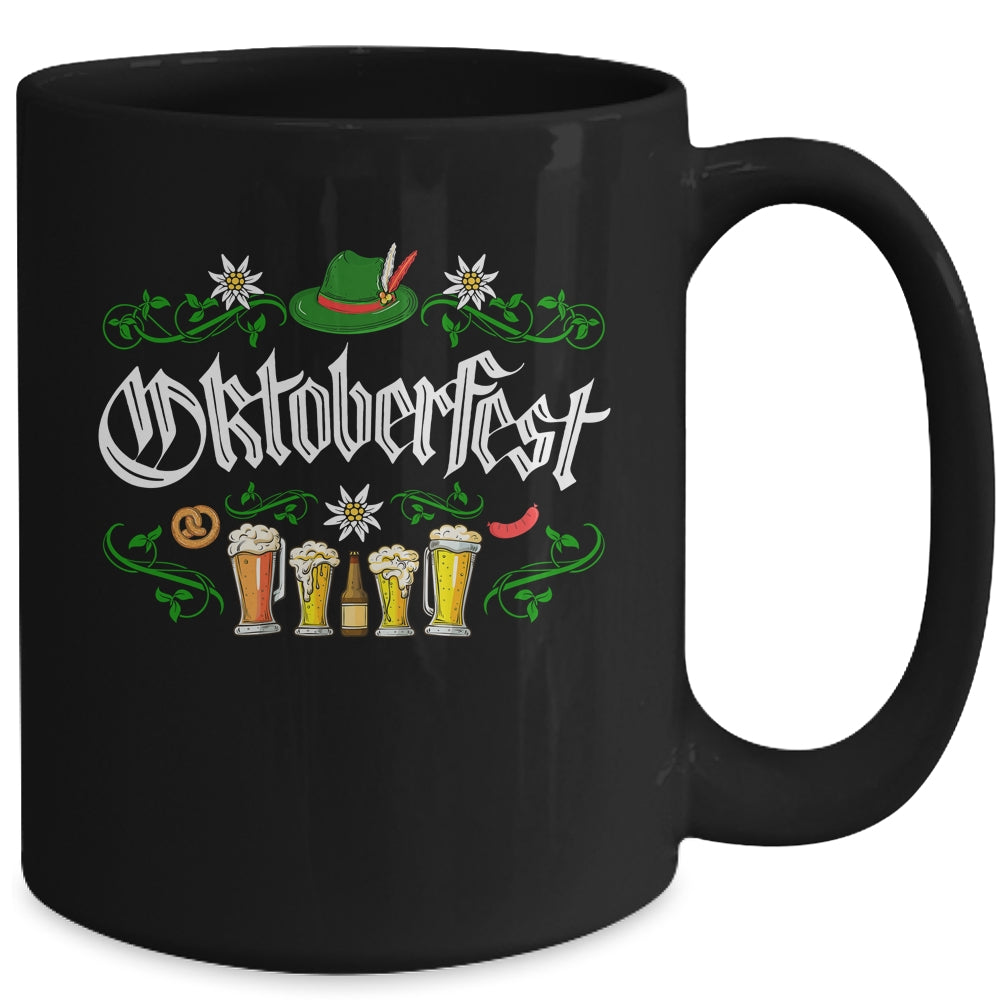 Oktoberfest Cost Funny Beer Hat Pretzel German Men Women Mug | teecentury