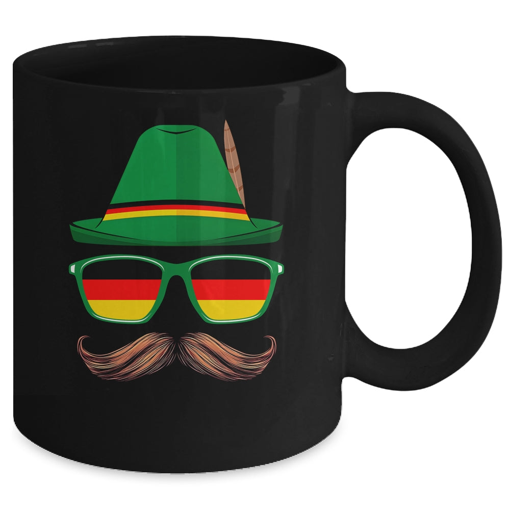 Oktoberfest Costume German Bavarian Face Glasses Hat For Men Mug | teecentury