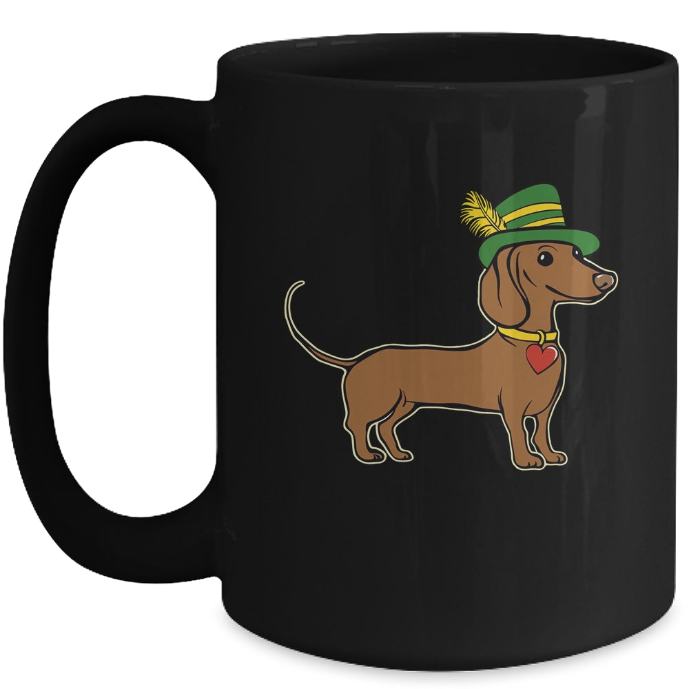 Oktoberfest Dachshund Cute Sausage Dog German For Men Women Mug | teecentury