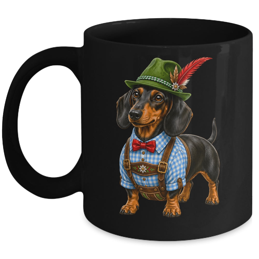 Oktoberfest Dachshund Cute Sausage Dog German Men Women Mug | teecentury