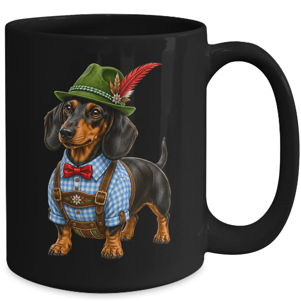 Oktoberfest Dachshund Cute Sausage Dog German Men Women Mug | teecentury