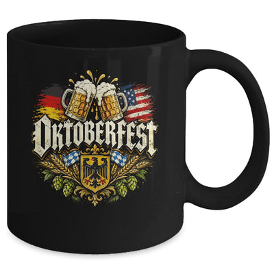 Oktoberfest Drinking Men Women Vintage German Flag Prost Mug | teecentury