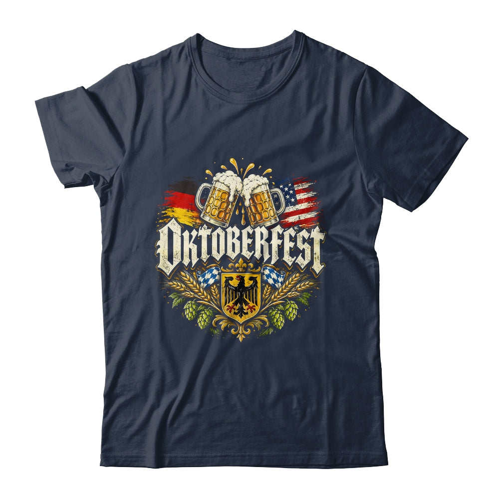 Oktoberfest Drinking Men Women Vintage German Flag Prost Shirt & Hoodie | teecentury