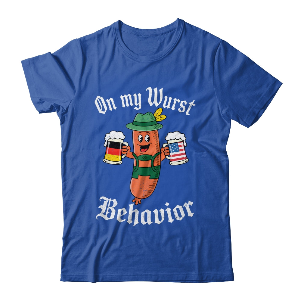 Oktoberfest On My Wurst Behavior Funny German Sausage Men Shirt & Hoodie | teecentury