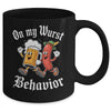 Oktoberfest On My Wurst Behavior German Beer Sausage Adults Mug | teecentury