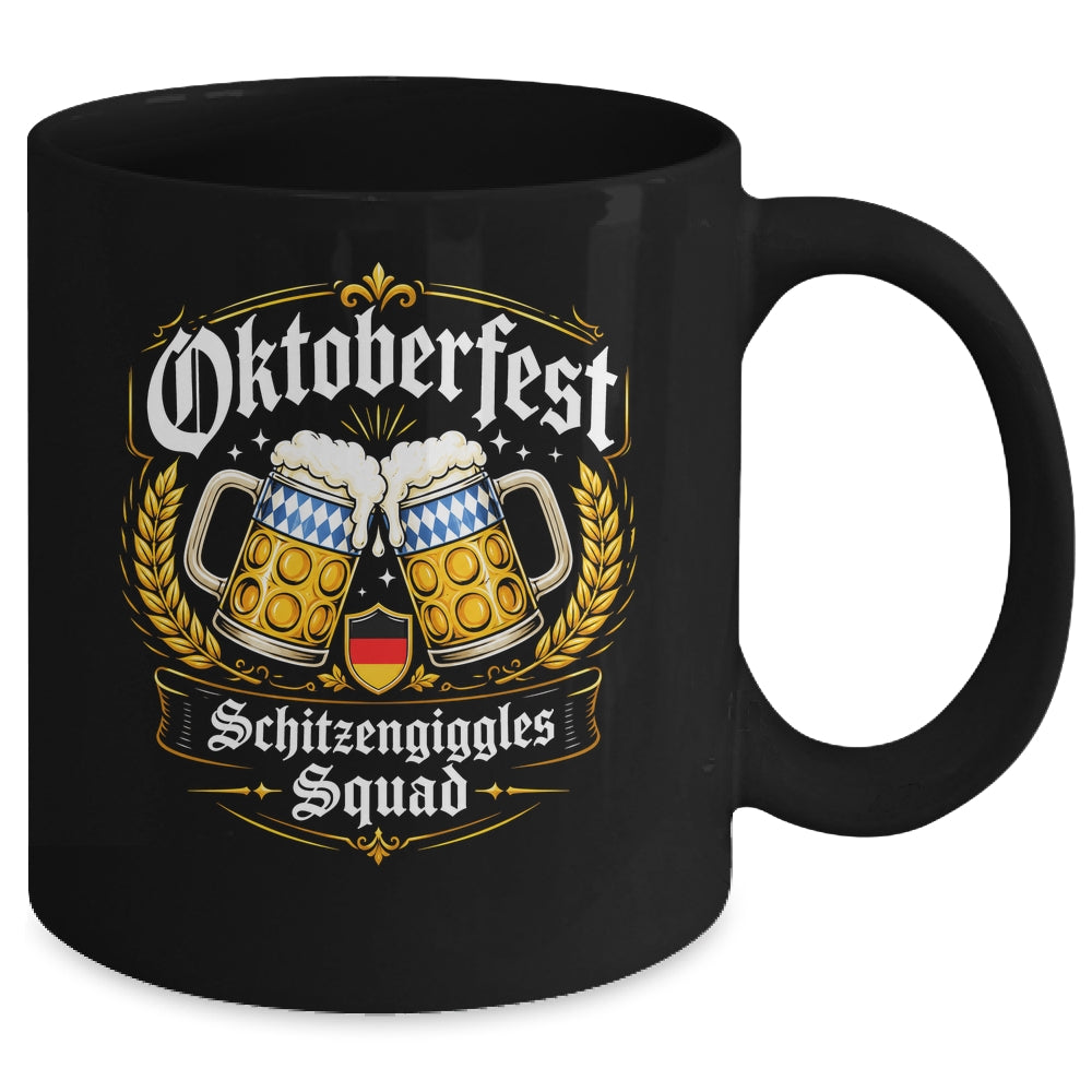Oktoberfest Schitzengiggles Squad Festival Costumes Outfit Mug | teecentury