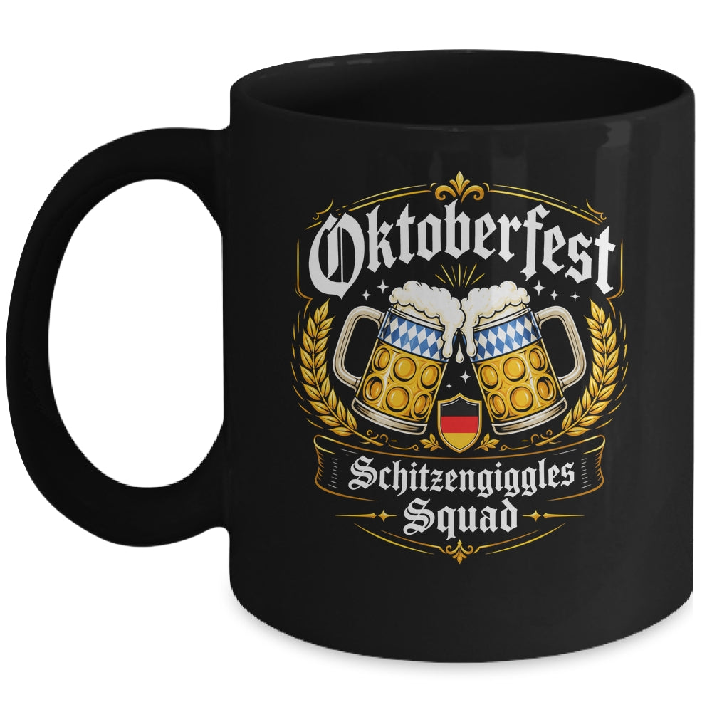 Oktoberfest Schitzengiggles Squad Festival Costumes Outfit Mug | teecentury