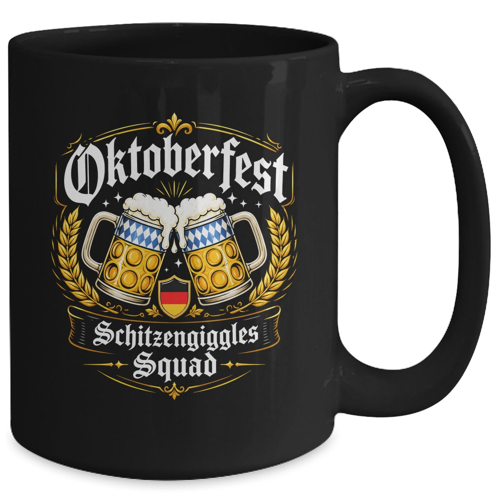 Oktoberfest Schitzengiggles Squad Festival Costumes Outfit Mug | teecentury