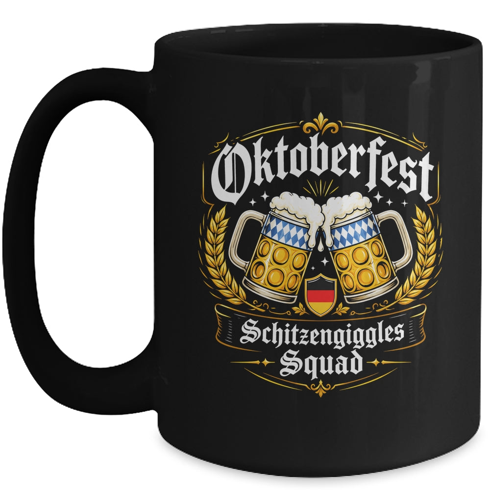 Oktoberfest Schitzengiggles Squad Festival Costumes Outfit Mug | teecentury