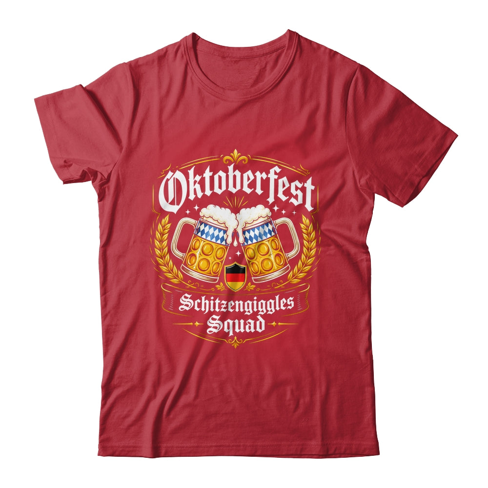 Oktoberfest Schitzengiggles Squad Festival Costumes Outfit Shirt & Hoodie | teecentury