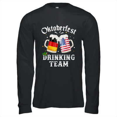 Oktoberfest Squad Drinking Team Beer German American Flag Shirt & Hoodie | teecentury