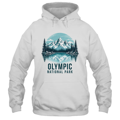 Olympic National Park Retro Mountain Lake Outdoor Hiking Shirt & Tank Top | teecentury