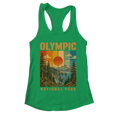 Olympic National Park Washington Usa Outdoor Vintage Hiking Shirt & Tank Top | teecentury