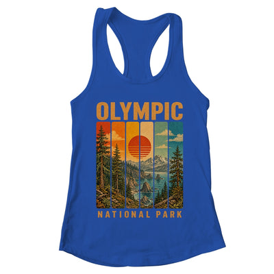 Olympic National Park Washington Usa Outdoor Vintage Hiking Shirt & Tank Top | teecentury