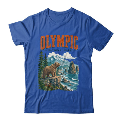 Olympic National Park Washington Vintage Nature Hiking Shirt & Tank Top | teecentury