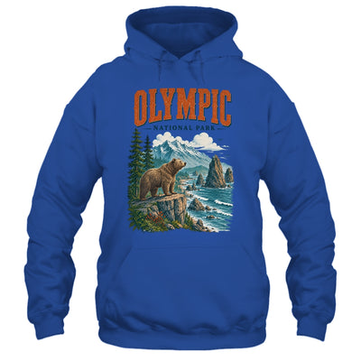 Olympic National Park Washington Vintage Nature Hiking Shirt & Tank Top | teecentury