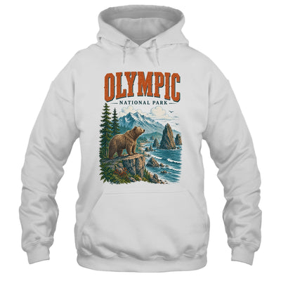 Olympic National Park Washington Vintage Nature Hiking Shirt & Tank Top | teecentury