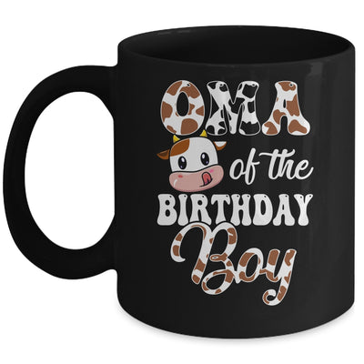 Oma Of The Birthday Boy Cow Farm 1st Birthday Boy Mug | teecentury