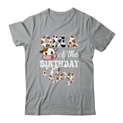 Oma Of The Birthday Boy Cow Farm 1st Birthday Boy Shirt & Hoodie | teecentury