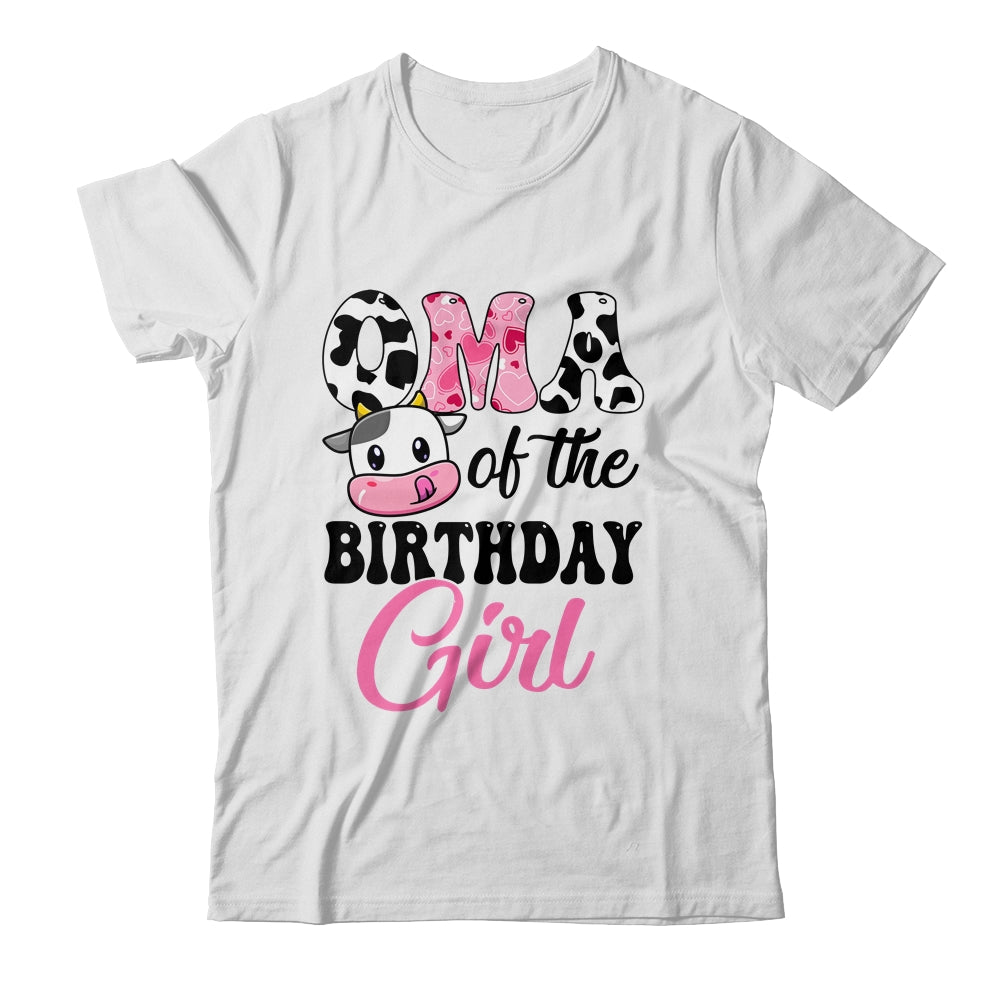 Oma Of The Birthday Girl Cow Farm 1st Birthday Girl Shirt & Hoodie | teecentury