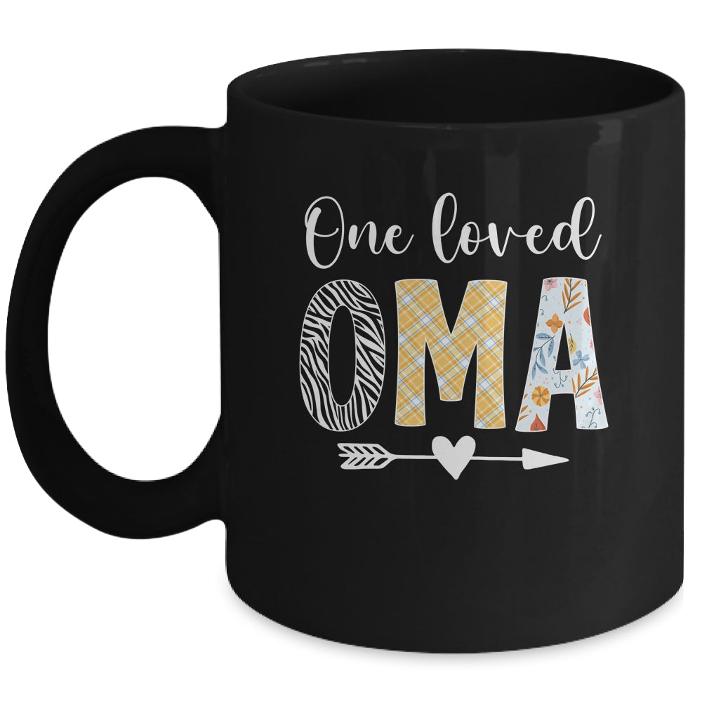 Oma Women Cute Design One Loved Oma Mother's Day Mug | teecentury