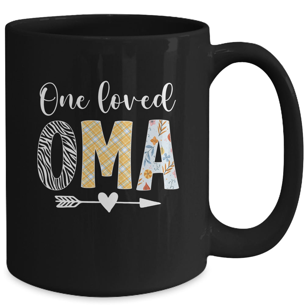 Oma Women Cute Design One Loved Oma Mother's Day Mug | teecentury