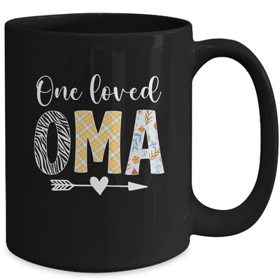 Oma Women Cute Design One Loved Oma Mother's Day Mug | teecentury
