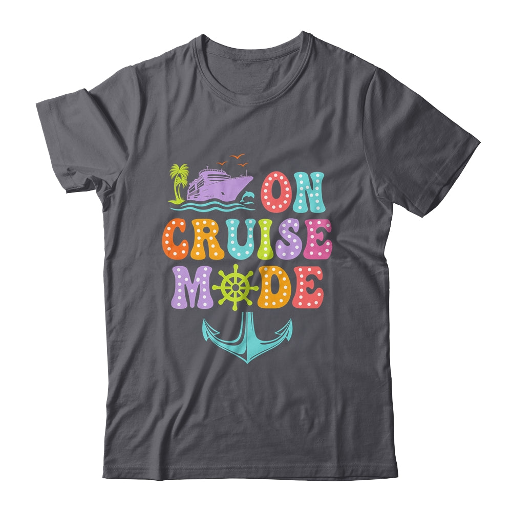 On Cruise Mode Vacation Trip Family Cruise Matching Group Shirt & Tank Top | teecentury