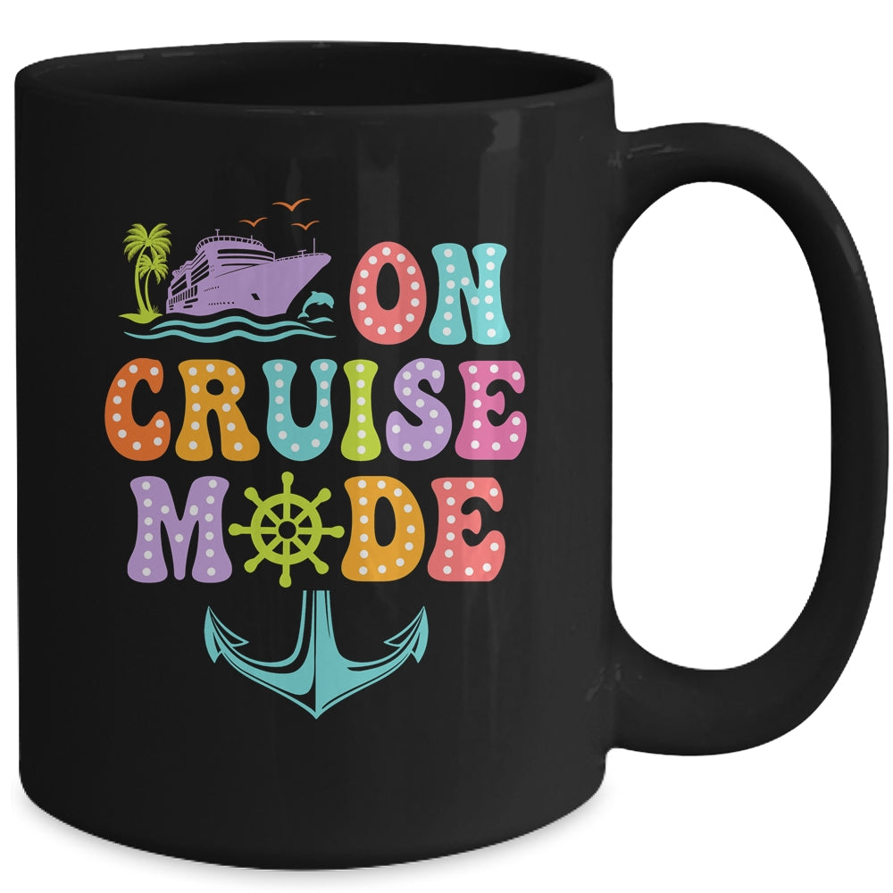 On Cruise Mode Vacation Trip Family Cruise Matching Group Mug | teecentury
