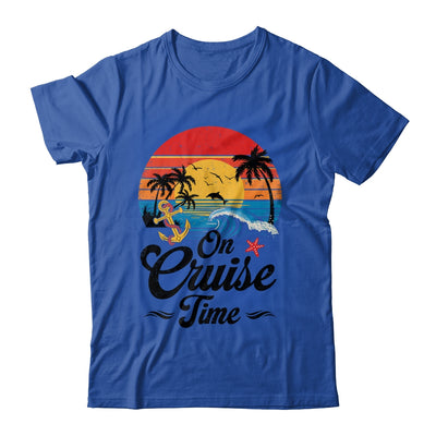On Cruise Time Coconut Tree Graphic Summer Vacation Cruising Shirt & Tank Top | teecentury