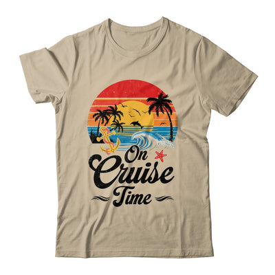 On Cruise Time Coconut Tree Graphic Summer Vacation Cruising Shirt & Tank Top | teecentury