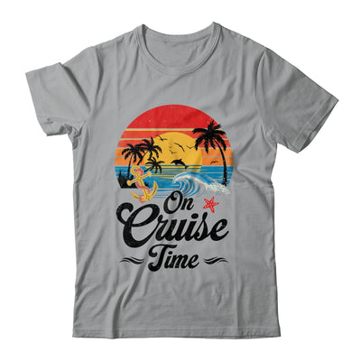 On Cruise Time Coconut Tree Graphic Summer Vacation Cruising Shirt & Tank Top | teecentury