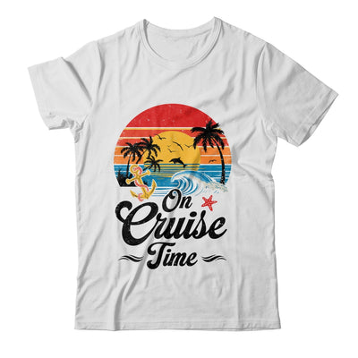 On Cruise Time Coconut Tree Graphic Summer Vacation Cruising Shirt & Tank Top | teecentury