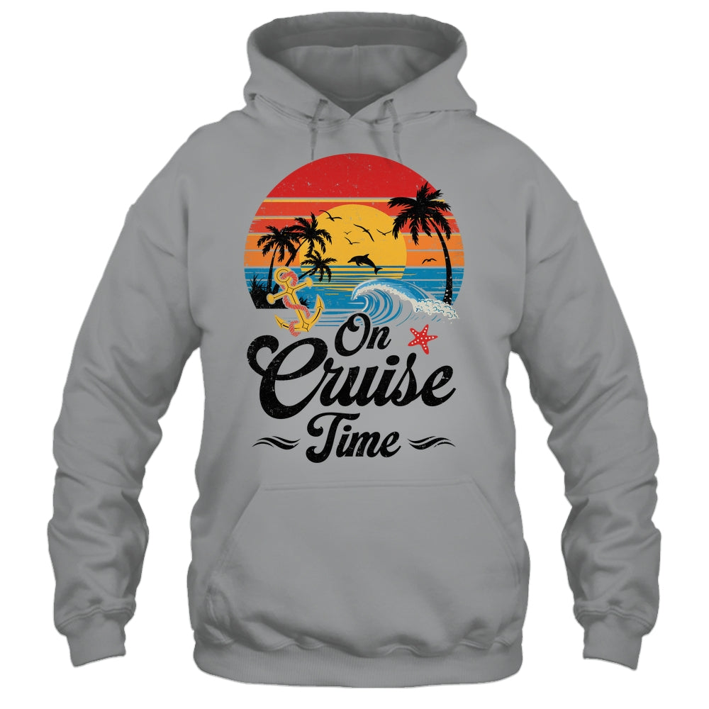 On Cruise Time Coconut Tree Graphic Summer Vacation Cruising Shirt & Tank Top | teecentury