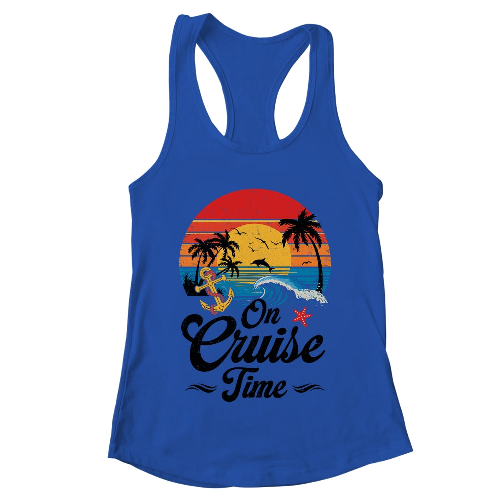 On Cruise Time Coconut Tree Graphic Summer Vacation Cruising Shirt & Tank Top | teecentury