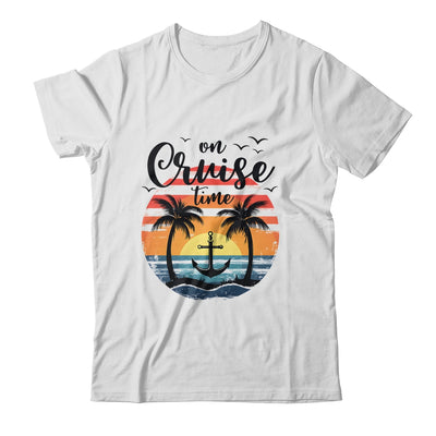 On Cruise Time Women Coconut Tree Family Summer Vacation Shirt & Tank Top | teecentury