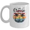 On Cruise Time Women Coconut Tree Family Summer Vacation Mug | teecentury