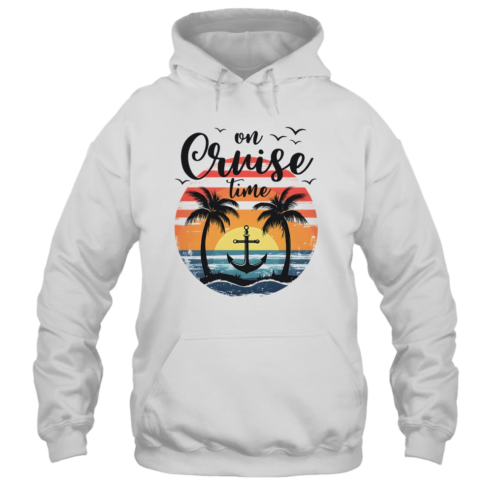 On Cruise Time Women Coconut Tree Family Summer Vacation Shirt & Tank Top | teecentury