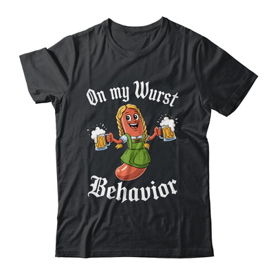 On My Wurst Behavior Oktoberfest German Funny Germany Women Shirt & Hoodie | teecentury