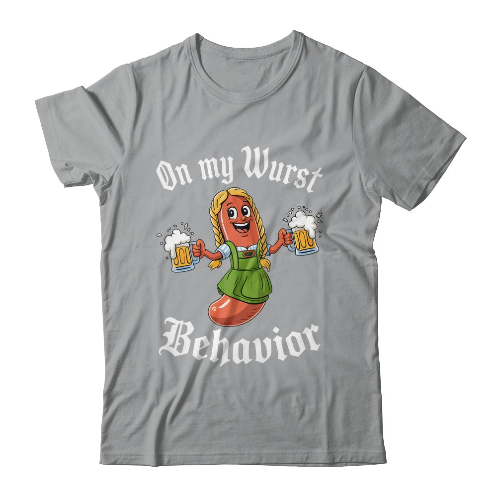 On My Wurst Behavior Oktoberfest German Funny Germany Women Shirt & Hoodie | teecentury