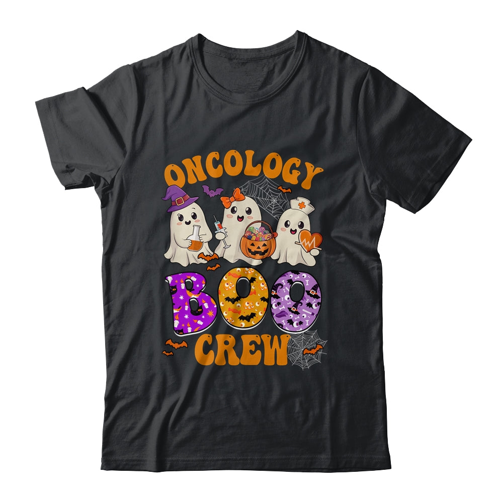 Oncology Boo Crew Funny Ghost Halloween Spooky Costume Nurse Shirt & Hoodie | teecentury