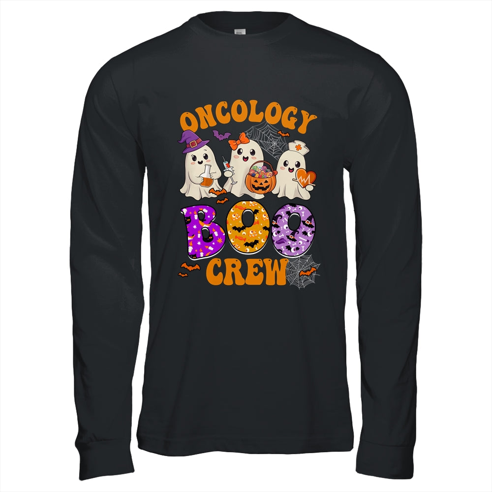 Oncology Boo Crew Funny Ghost Halloween Spooky Costume Nurse Shirt & Hoodie | teecentury