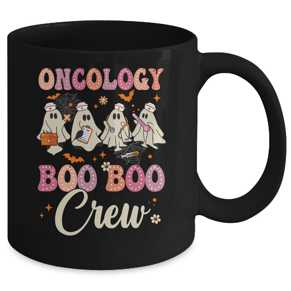 Oncology Nurse Boo Boo Crew Ghost Nurse Halloween Costume Mug | teecentury